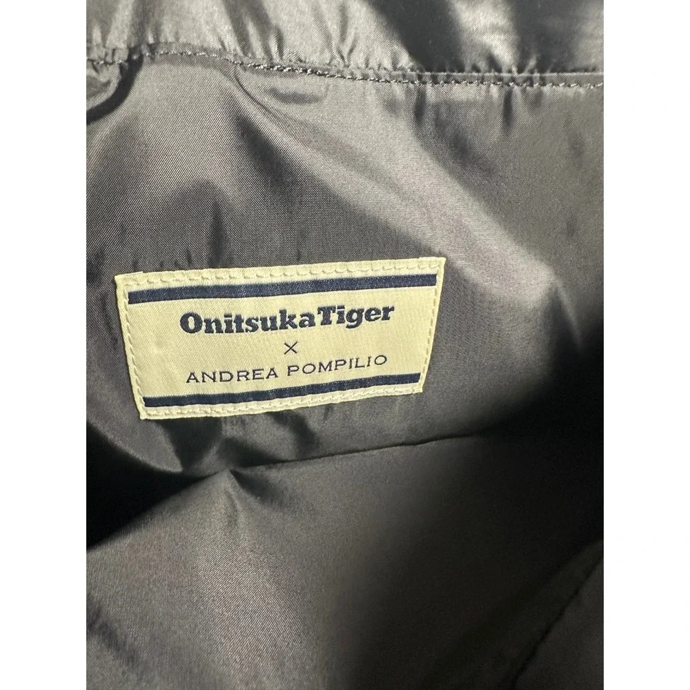 OnitsukaTiger x Andrea Pompilio Messenger Bag CharcoalGrey OTXAP Tactical Canvas